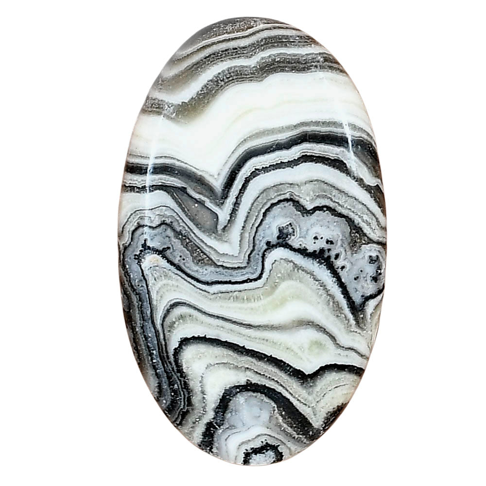 Crazy Lace Agate 34x19.8x5.5 mm Oval Gemstone LS01983-29