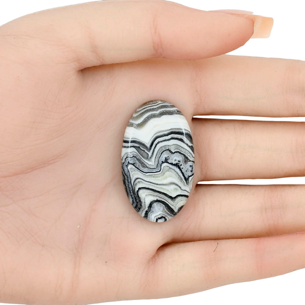 Crazy Lace Agate 34x19.8x5.5 mm Oval Gemstone LS01983-29