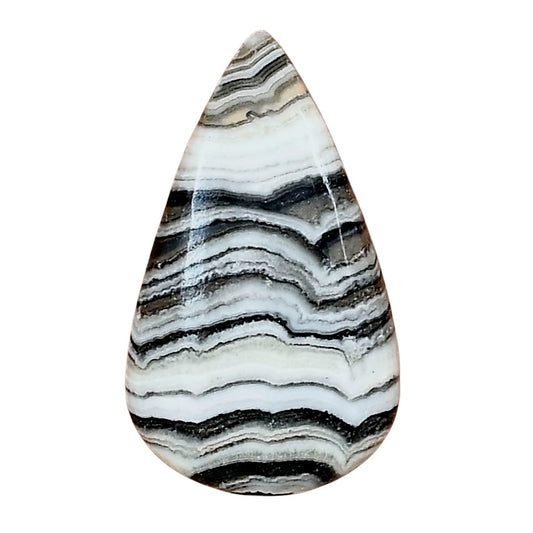 Crazy Lace Agate 32.2x18.85x5.5 mm Pear Gemstone LS01986-29