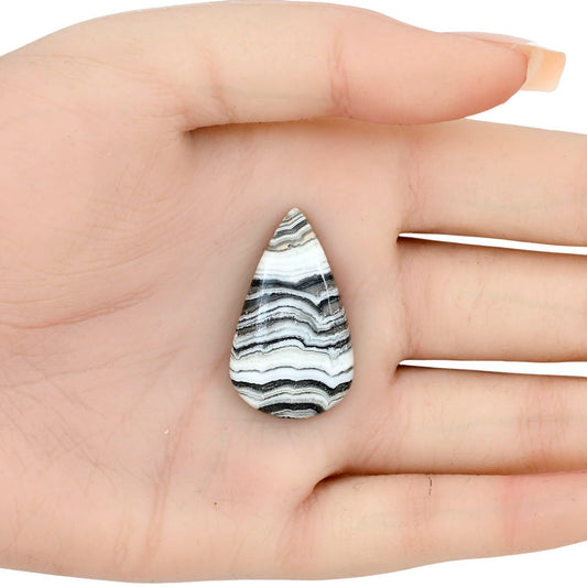 Crazy Lace Agate 32.2x18.85x5.5 mm Pear Gemstone LS01986-29