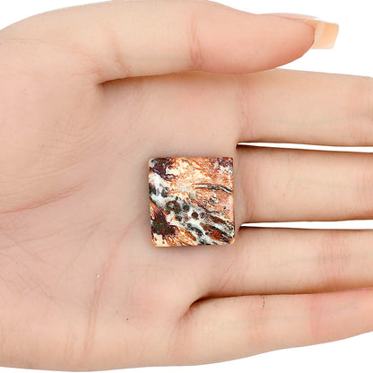 Leopard Skin Jasper 21.3x20.3x5 mm Baguette Gemstone LS01993-30