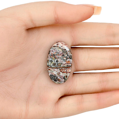 Leopard Skin Jasper 31.8x18.85x4.5 mm Oval Gemstone LS02014-30