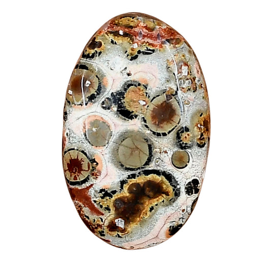 Leopard Skin Jasper 25.4x16x5 mm Oval Gemstone LS02017-30