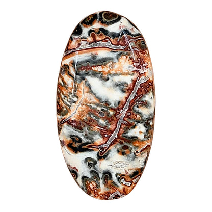 Leopard Skin Jasper 28.7x15x4.5 mm Oval Gemstone LS02018-30