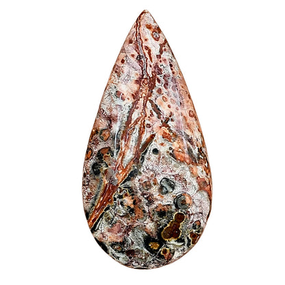 Leopard Skin Jasper 35.5x17.8x6 mm Pear Gemstone LS02031-30