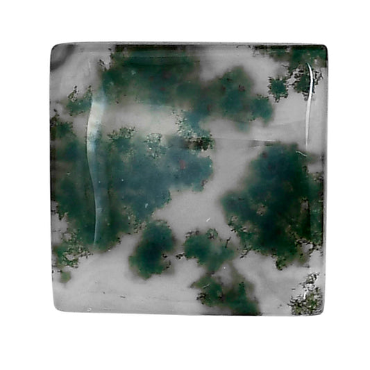 Green Moss Agate 19.3x19x5 mm Baguette Gemstone LS02057-31