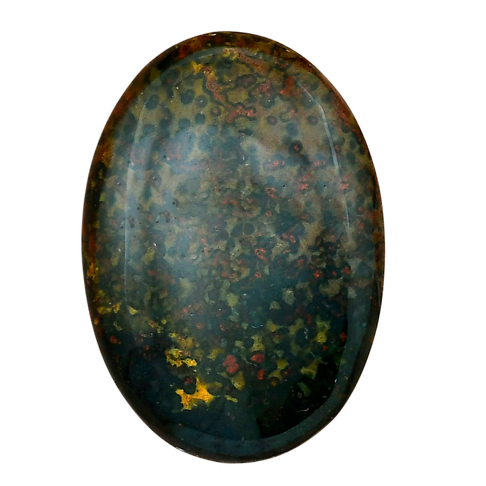Blood Stone 37.6x26.4x6 mm Oval Gemstone LS02086-32