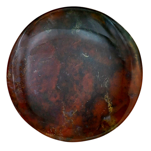 Blood Stone 37.3x37.3x6 mm Round Gemstone LS02088-32