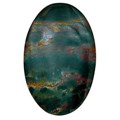 Blood Stone 34.5x22.1x5 mm Oval Gemstone LS02096-32