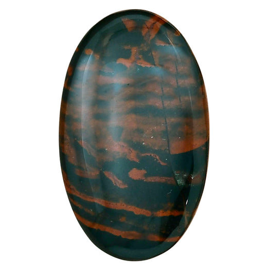 Blood Stone 35.2x21.2x5.5 mm Oval Gemstone LS02097-32