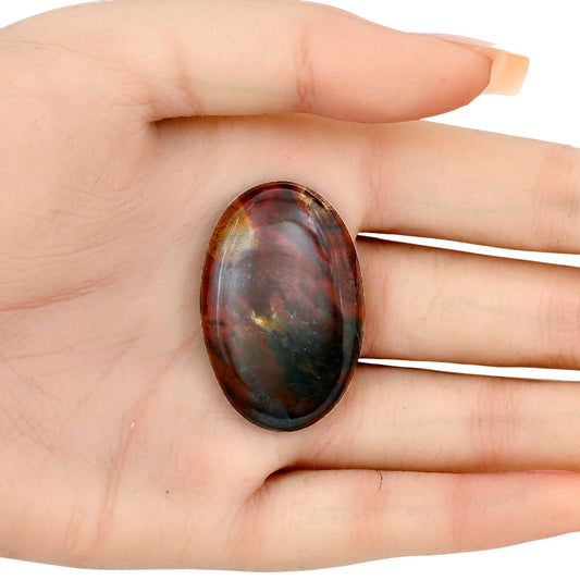 Blood Stone 38.6x25.2x6 mm Oval Gemstone LS02098-32