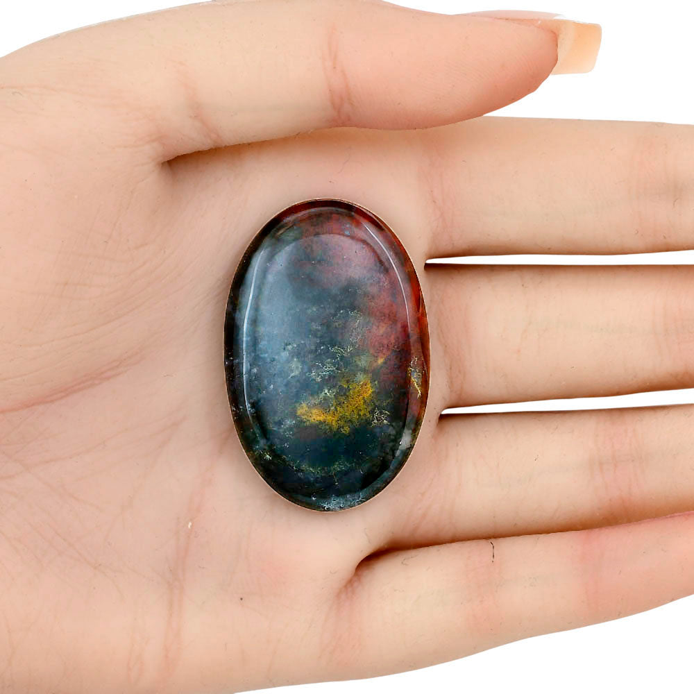 Blood Stone 40.2x26.5x6 mm Oval Gemstone LS02100-32