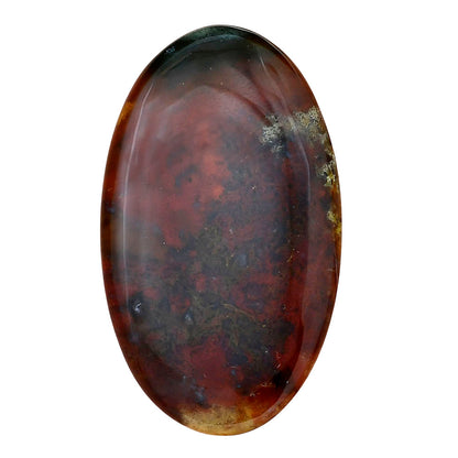 Blood Stone 46.6x27.4x5.5 mm Oval Gemstone LS02102-32