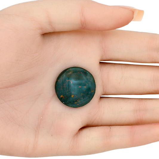 Blood Stone 23.2x23.2x5 mm Round Gemstone LS02103-32