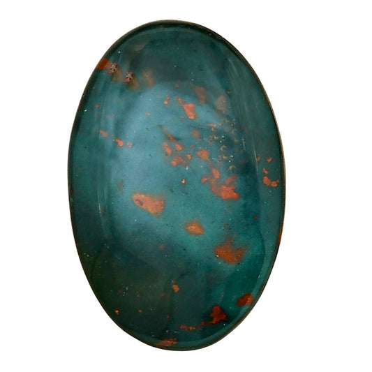 Blood Stone 32.7x21.5x5 mm Oval Gemstone LS02104-32