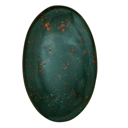 Blood Stone 33.5x21.6x5.5 mm Oval Gemstone LS02105-32
