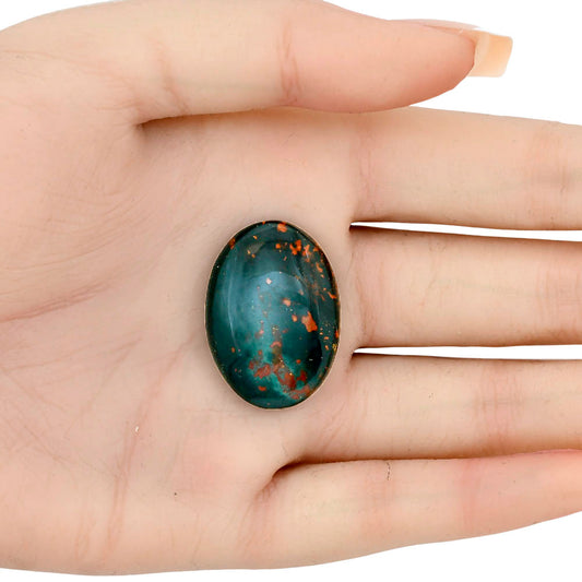 Blood Stone 29x21x6 mm Oval Gemstone LS02107-32