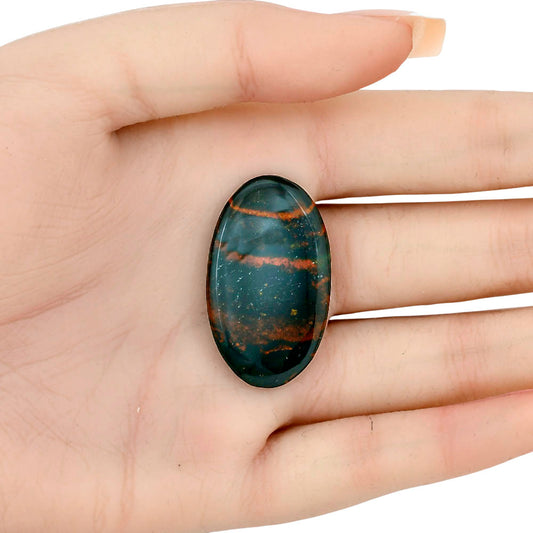 Blood Stone 35.7x21x4.5 mm Oval Gemstone LS02111-32