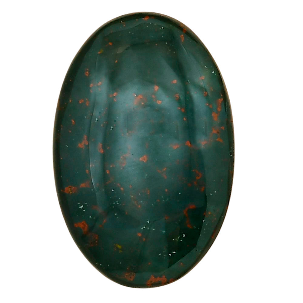 Blood Stone 30.6x20.2x5.5 mm Oval Gemstone LS02113-32