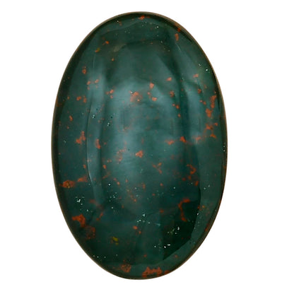 Blood Stone 30.6x20.2x5.5 mm Oval Gemstone LS02113-32