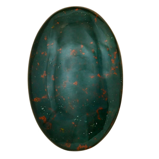 Blood Stone 30.6x20.2x5.5 mm Oval Gemstone LS02113-32