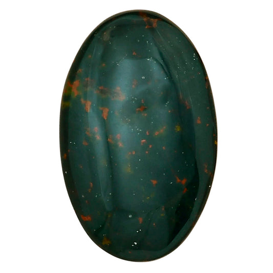 Blood Stone 31.2x19.6x5 mm Oval Gemstone LS02114-32