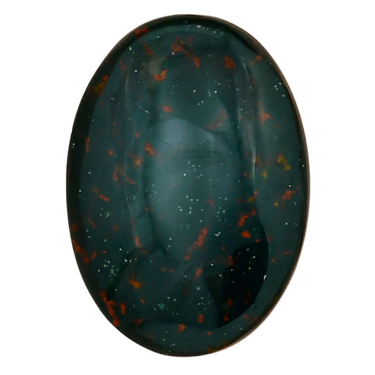 Blood Stone 28.5x20.2x6 mm Oval Gemstone LS02120-32