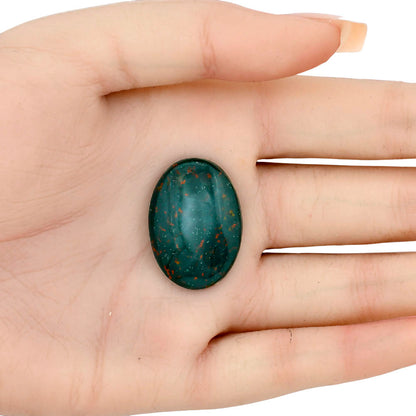 Blood Stone 28.5x20.2x6 mm Oval Gemstone LS02120-32