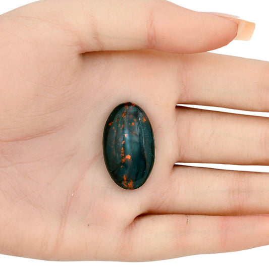 Blood Stone 29.2x17.4x7 mm Oval Gemstone LS02121-32