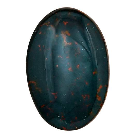 Blood Stone 27.1x18.2x5 mm Oval Gemstone LS02123-32