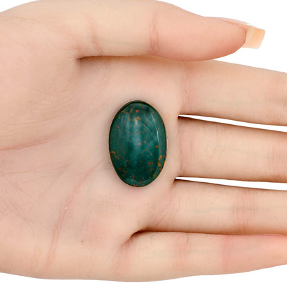 Blood Stone 27.1x18.2x5 mm Oval Gemstone LS02123-32