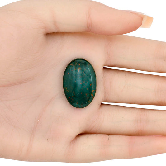 Blood Stone 27.1x18.2x5 mm Oval Gemstone LS02123-32