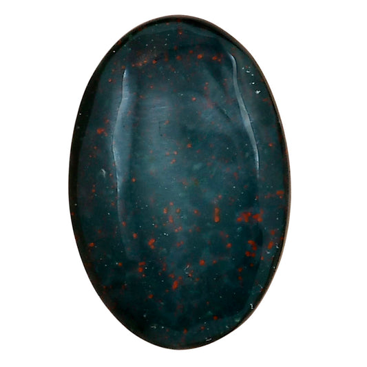 Blood Stone 29x19.3x5 mm Oval Gemstone LS02124-32