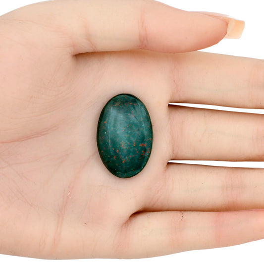 Blood Stone 29x19.3x5 mm Oval Gemstone LS02124-32