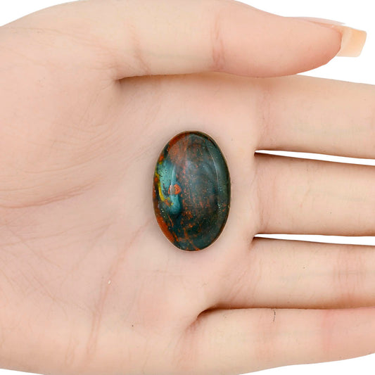 Blood Stone 28x18.3x6 mm Oval Gemstone LS02126-32