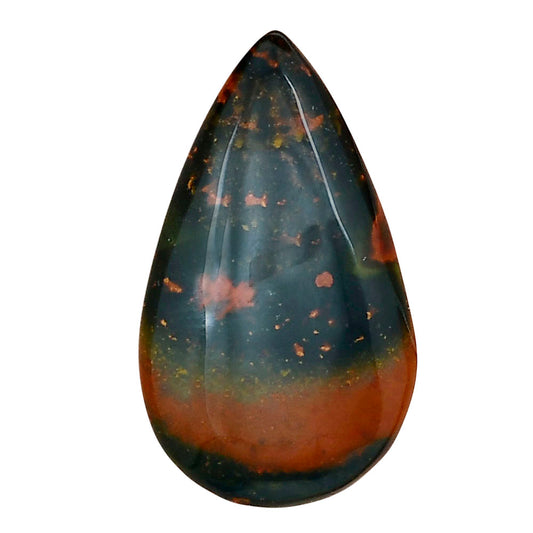 Blood Stone 32.5x19x6 mm Pear Gemstone LS02127-32
