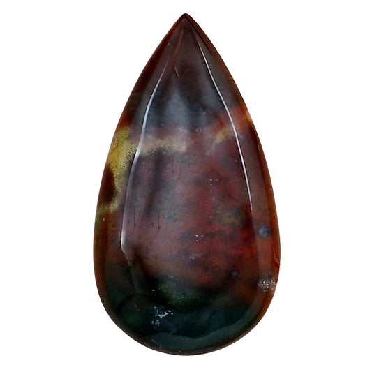 Blood Stone 35.6x19.55x5 mm Pear Gemstone LS02131-32