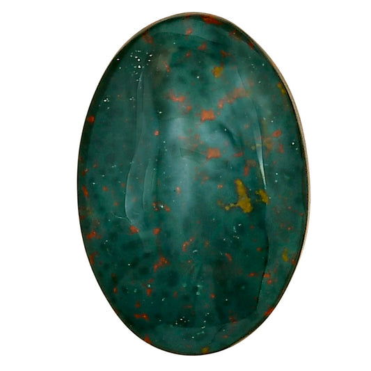Blood Stone 27.2x18.6x5.5 mm Oval Gemstone LS02133-32
