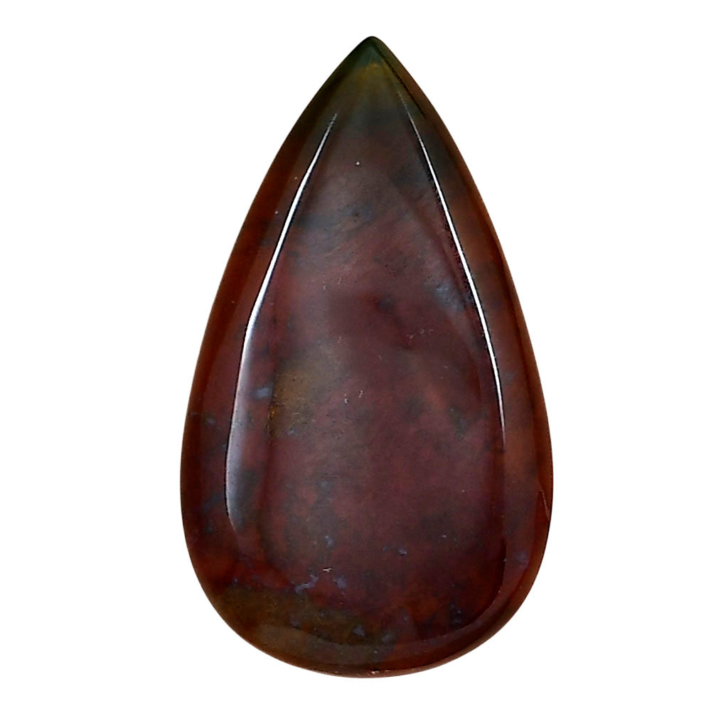Blood Stone 32.8x19.2x5 mm Pear Gemstone LS02135-32