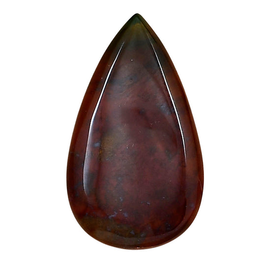 Blood Stone 32.8x19.2x5 mm Pear Gemstone LS02135-32