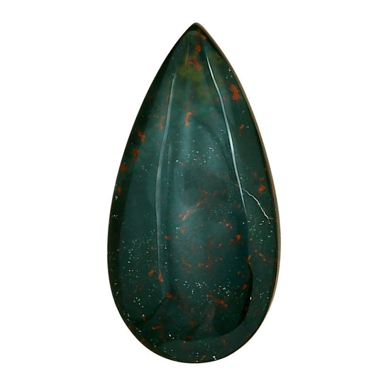 Blood Stone 34x17.4x6 mm Pear Gemstone LS02136-32
