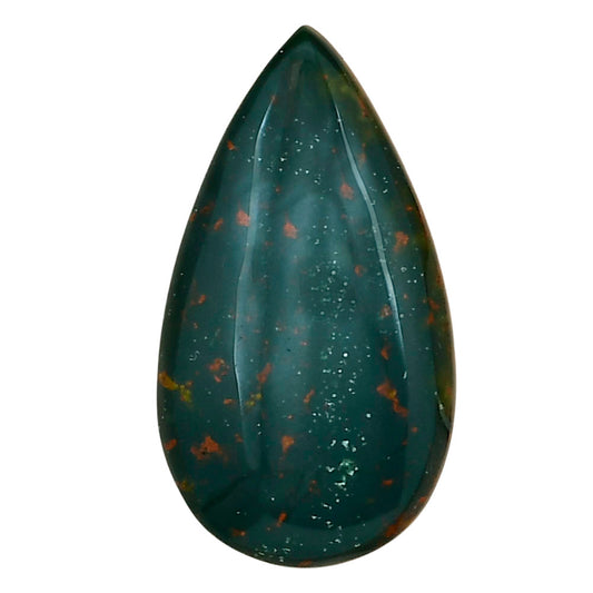 Blood Stone 27.85x20.1x6 mm Pear Gemstone LS02138-32