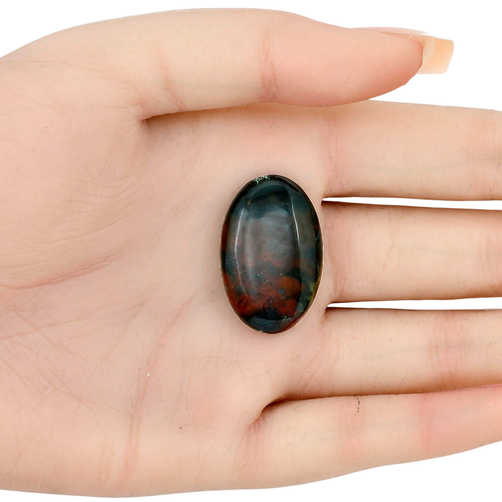 Blood Stone 29.3x18.9x6 mm Oval Gemstone LS02139-32