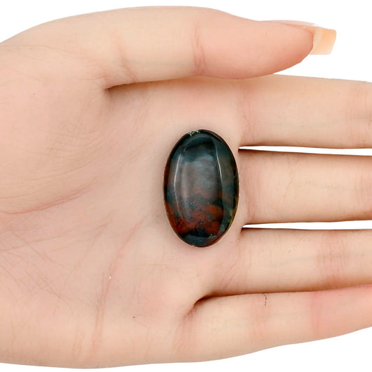 Blood Stone 29.3x18.9x6 mm Oval Gemstone LS02139-32