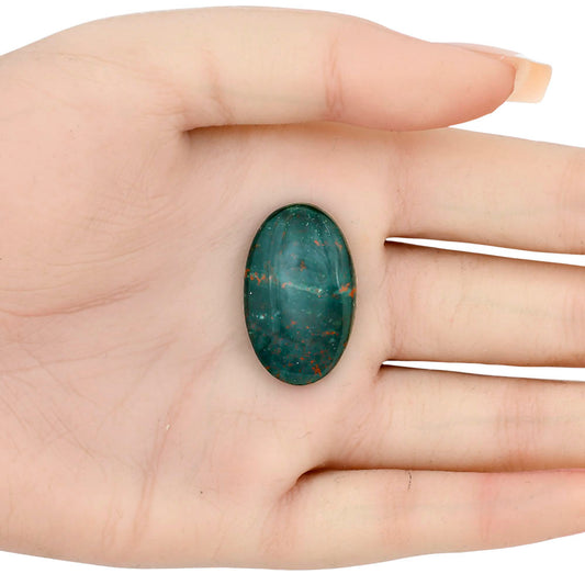 Blood Stone 29x18x5 mm Oval Gemstone LS02143-32