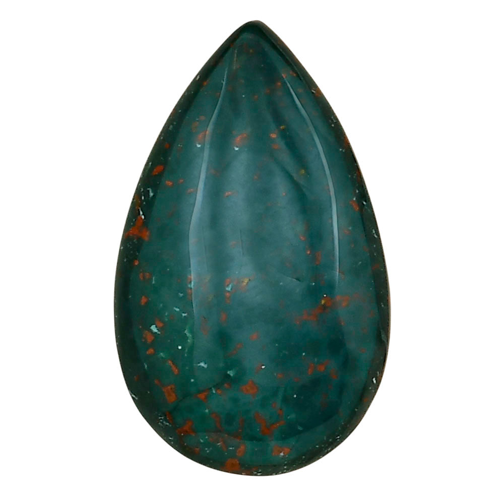 Blood Stone 31.2x19x6 mm Pear Gemstone LS02146-32