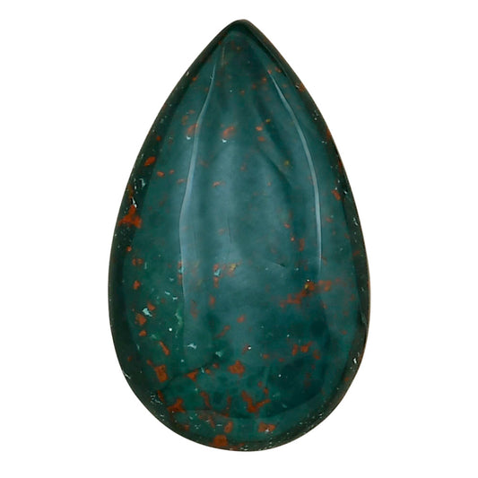 Blood Stone 31.2x19x6 mm Pear Gemstone LS02146-32
