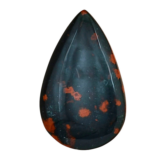 Blood Stone 27.1x16.8x5 mm Pear Gemstone LS02154-32
