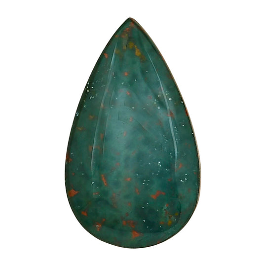 Blood Stone 28.75x17x5 mm Pear Gemstone LS02155-32