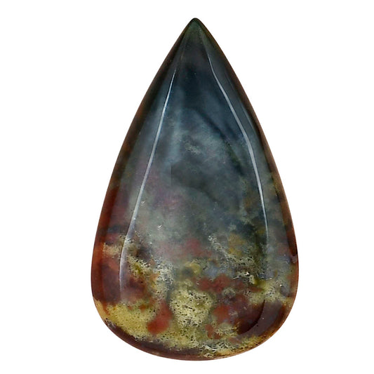 Blood Stone 35.6x21.7x5.5 mm Pear Gemstone LS02157-32